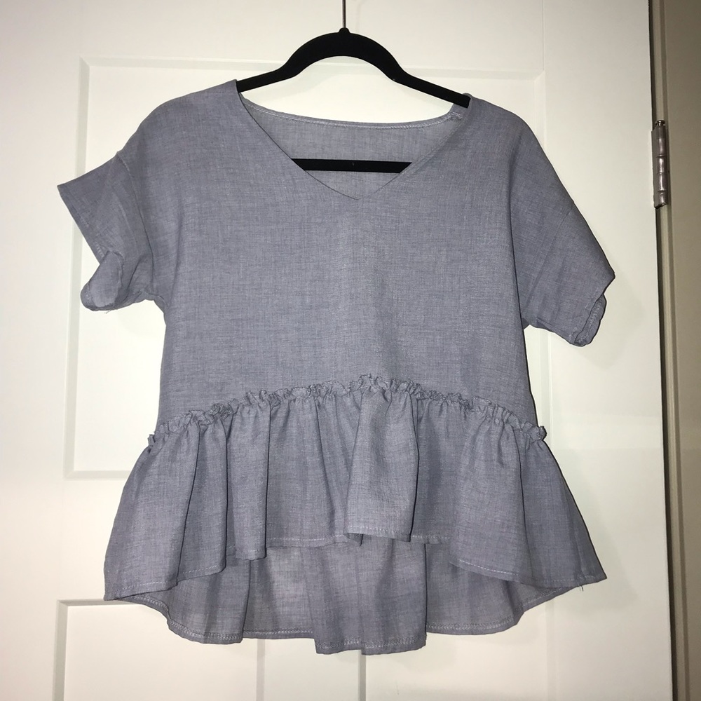 Casual Blue Top!